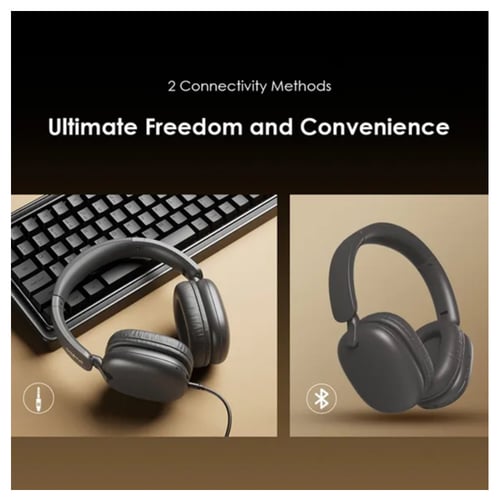 سماعة رأس اورايمو لاسلكية بوم بوب لايت - ذهبي فاتح