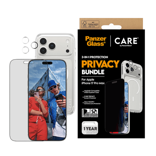 بكج حماية بانزر جلاس 3 في 1 ايفون 17 برو ماكس - خص...