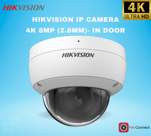 كاميرا هيكفيجن IP داخلية بدقة 4K (8 ميجا بكسل) بعد...