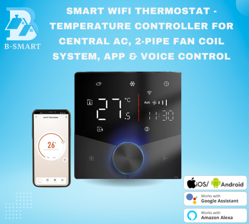 رموستات ذكي WiFi للتحكم في المكيف المركزي ووحدة ال...