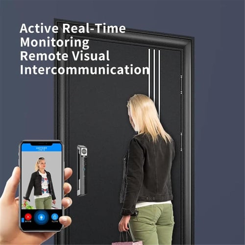 قفل باب ذكي – بتقنية التعرف على الوجه مع كاميرا، م...