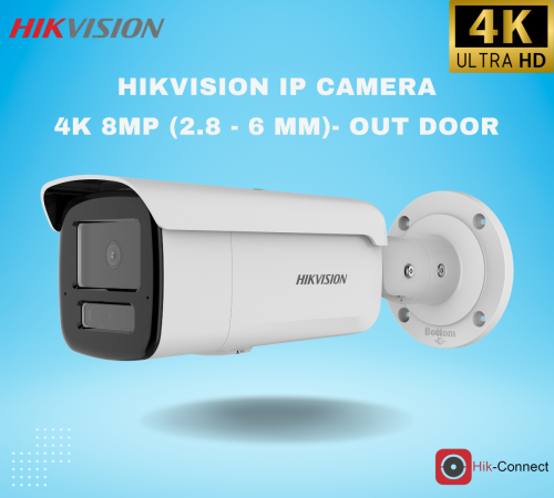 كاميرا هيكفيجن IP خارجية بدقة 4K (8 ميجا بكسل) بعد...