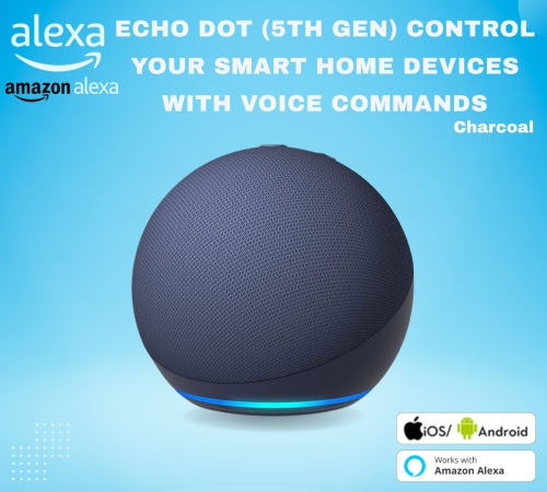 Echo Dot (الجيل الخامس) | سماعة بلوتوث ذكية مع ألي...