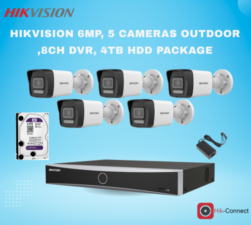 باقة هيكفيجن بدقة 6 ميجابيكسل، 5 كاميرات خارجية، ج...