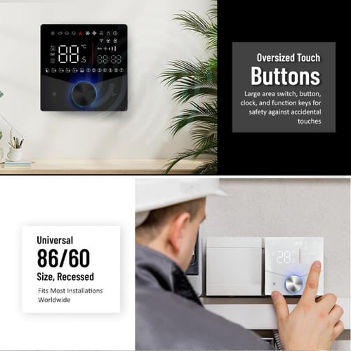 رموستات ذكي WiFi للتحكم في المكيف المركزي ووحدة ال...