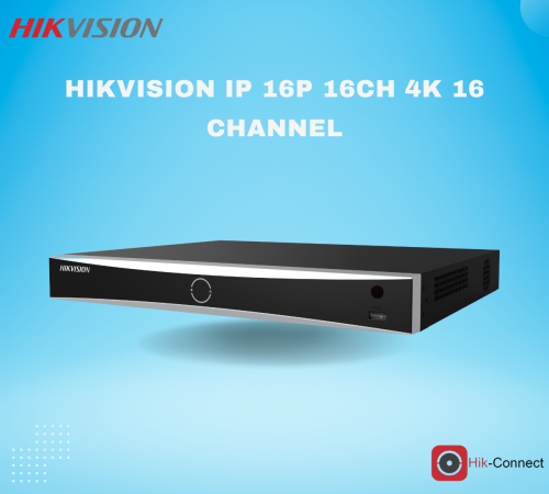 4K جهاز تسجيل شبكي هيكفيجن (NVR) بـ 16 قنوات مع من...