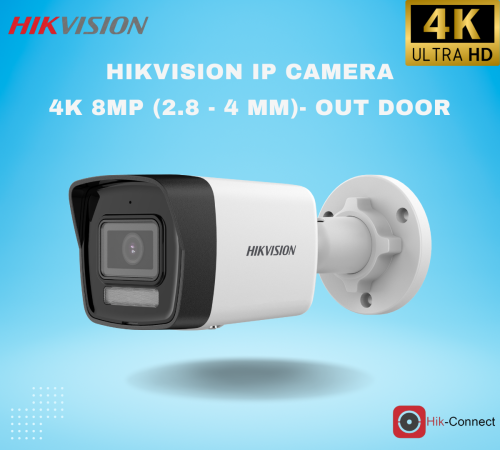 كاميرا هيكفيجن IP خارجية بدقة 4K (8 ميجا بكسل) بعد...