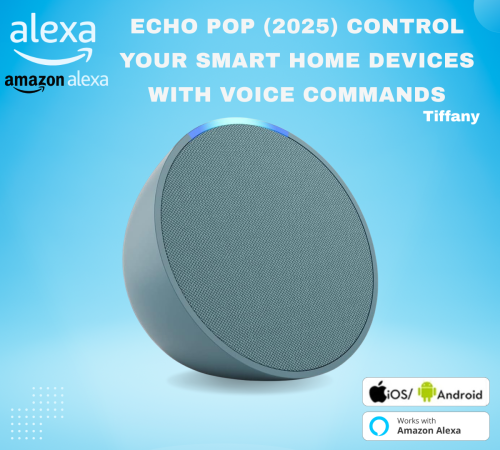Echo Pop تيفاني | سماعة بلوتوث ذكية مع أليكسا | اس...