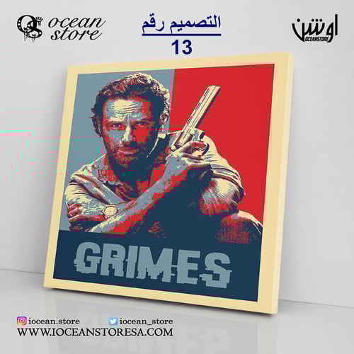 لوحة كانفس - The Walking Dead - الموتى السائرون