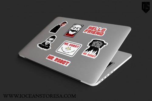 استيكرات فينيل - Mr.robot - مستر روبوت