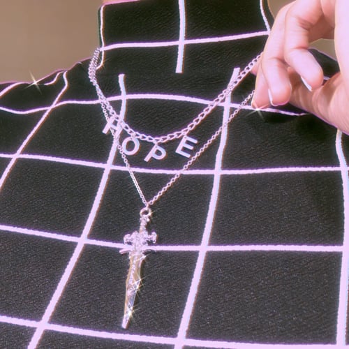 سلسال فضي مع كلمة بإختيارك | Silver necklace with...