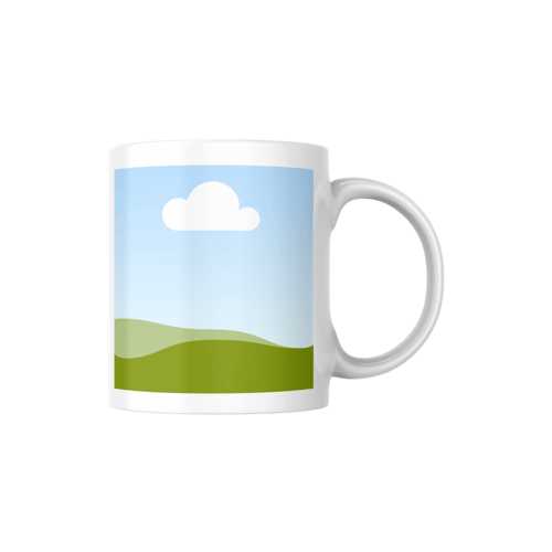 تصميم وضع الشعار / الصورة على الأكواب