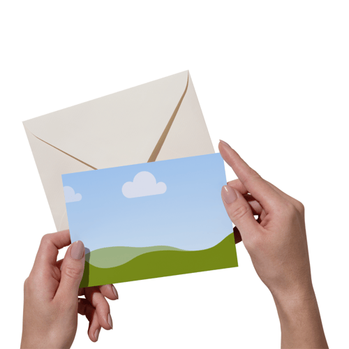 تصميم وضع الشعار / الصورة على البطاقات وكروت الاهد...