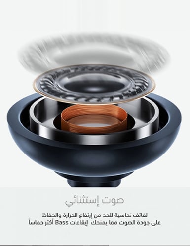 وبو سماعة اذن سلكية AU04 , ابيض