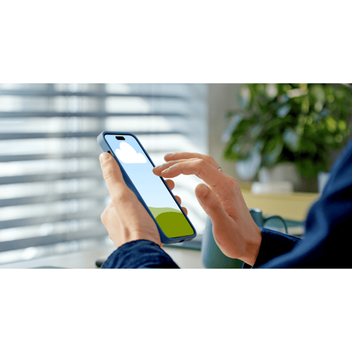 تصميم وضع الشعار / الصورة على الهاتف الذكي