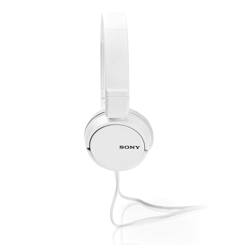 سماعة الرأس سوني بصوت ستيريو مع ميكروفون - أبيض
