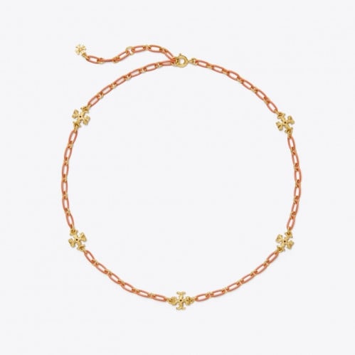 عقد توري بورش رقيق من سلسلة روكسان مرجاني