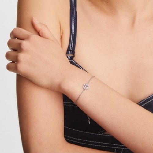 سوار سلسلة ميلر بافيه فضي