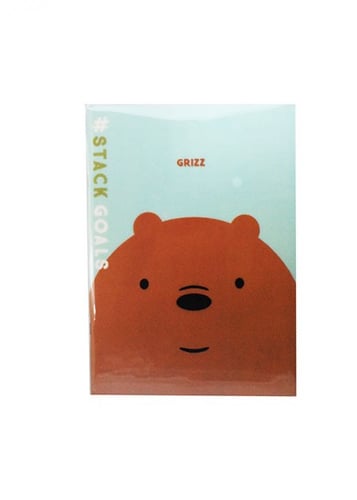 مجموعة من 2 كتب مذكرات 40 صفحة بشعار الدببة الثلاث...