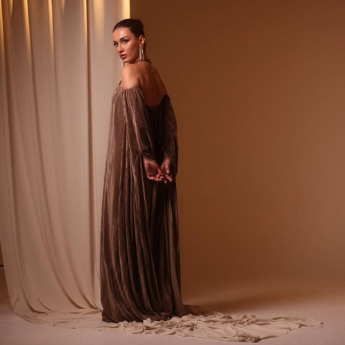 جلابيات الوردة البنية