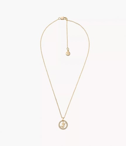 عقد باللون الذهبي من مايكل كورس