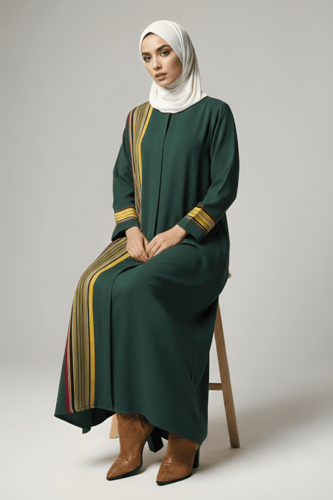 عباية "أصالة الجنوب" - أخضر