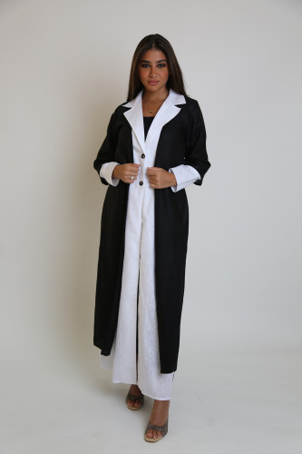 عباءة جاكت متفاوتة الطول 2