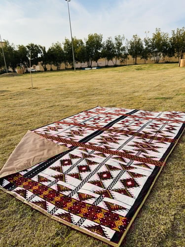 فرشه 3 في 2 حجازي تايلندي جلد ضد الماء