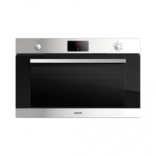 فرن كهرباء سوبرغاز 90*60 سم 9 وظائف ديجيتال مع مرو...