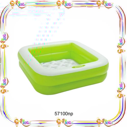 مسبح مربع هواء مقاس 86*86*25 intex