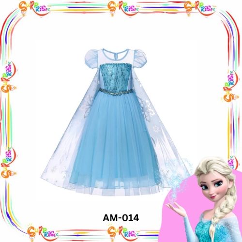 فستان فروزن ازرق