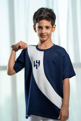 تيشرت الهلال كحلي &ابيض