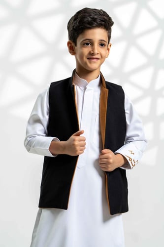 سديري جوخ دبل فيس جمليxأسود أطفال