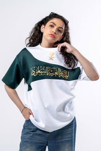 تيشرت اليوم الوطني نسائي KSA74