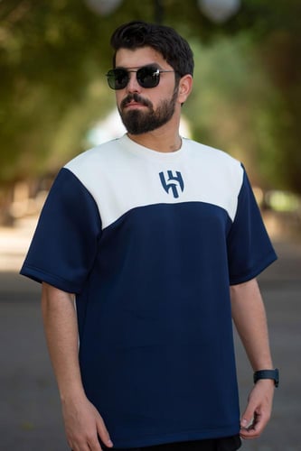 تيشرت الهلال كحلي &ابيض