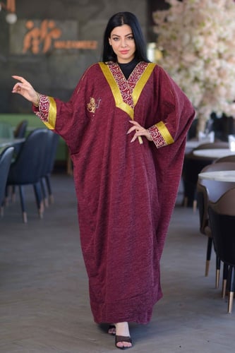 بشت شتوي ملكي عنابي