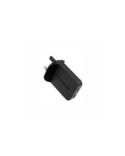 شاحن حائط RAVPower Slim بقوة 65 واط بمنفذي Type-C...