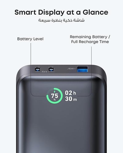 بطارية متنقله انكر 533 (باور كور 25 واط)، شاحن باو...