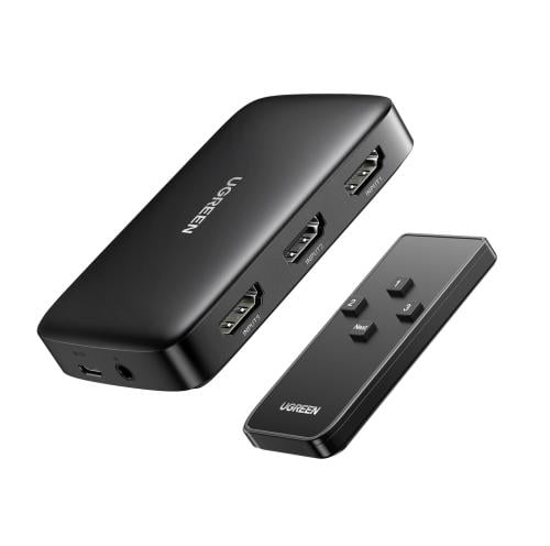 محول HDMI من UGREEN، 3 مداخل ومخرج واحد، يدعم دقة...
