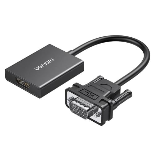 محول UGREEN من VGA ذكر إلى HDMI أنثى – CM513 – 509...