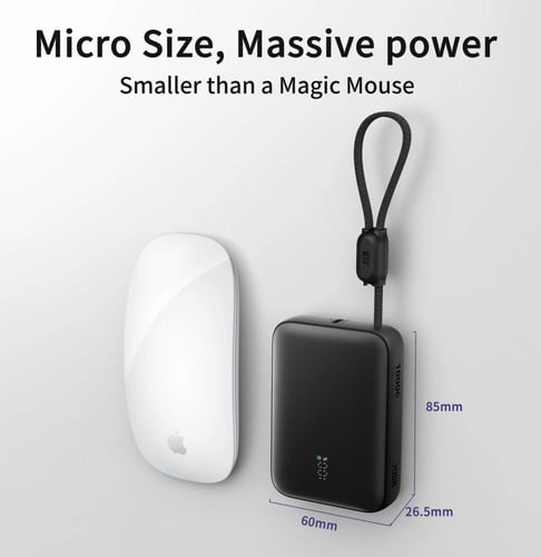 باور بانك جودا HALO 10 بسعة 10000 مللي أمبير بتقني...