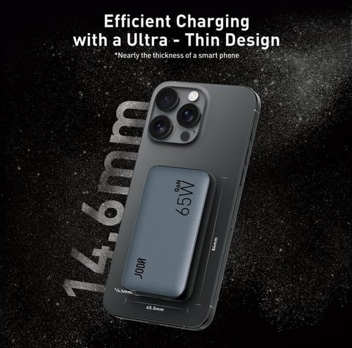 شاحن جداري JODA VoltPad بقوة 65 واط بمنفذين تايب س...