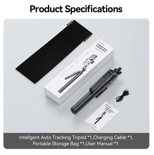 حامل ثلاثي القوائم الذكي للتتبع التلقائي من تيليسي...