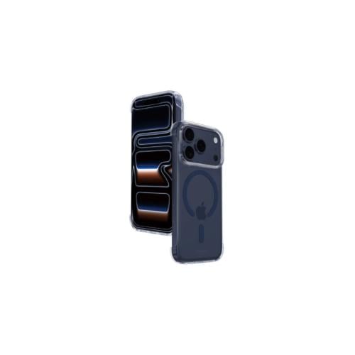 جراب ArmorPro MagSafe لهاتف iPhone 17 Pro Max – أزرق شفاف