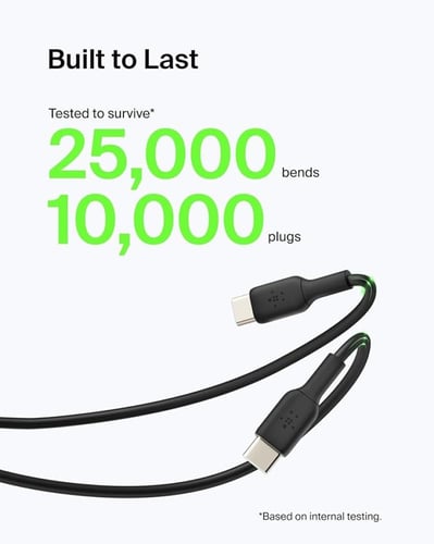 كيبل بيلكن Belkin BoostCharge USB-C إلى USB-C بطول...