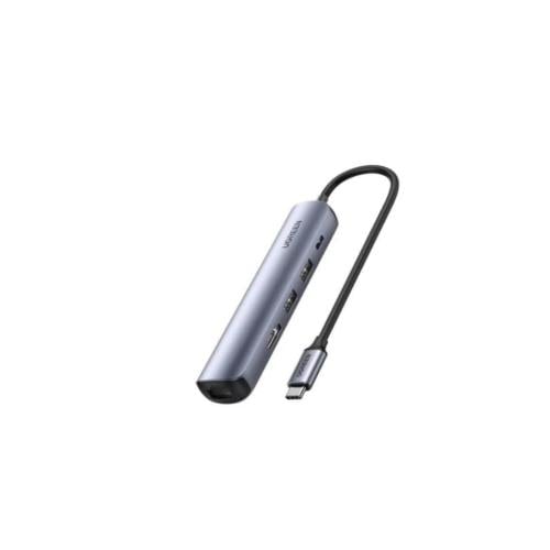 موزع UGREEN 5 في 1 من النوع C - CM418 - 10919