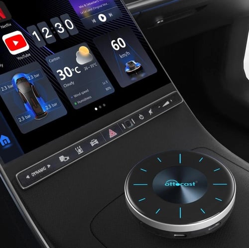 اتوكاست مشغل Carplay بسعة 128GB مع 8GB ذاكرة عشوائ...