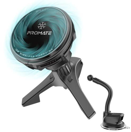 بروميت حامل شاحن لاسلكي ActiveCool™ بدون قاعدة، بق...