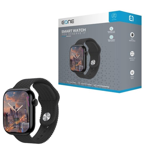ساعة EONE Smart Watch 11 بشاشة AMOLED HD + مكالمات...