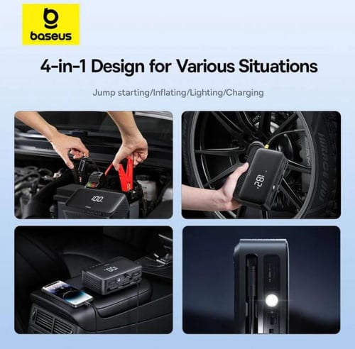 جهاز تشغيل بيسوس 4 في 1 بادئ تشغيل السيارة بقوة 60...